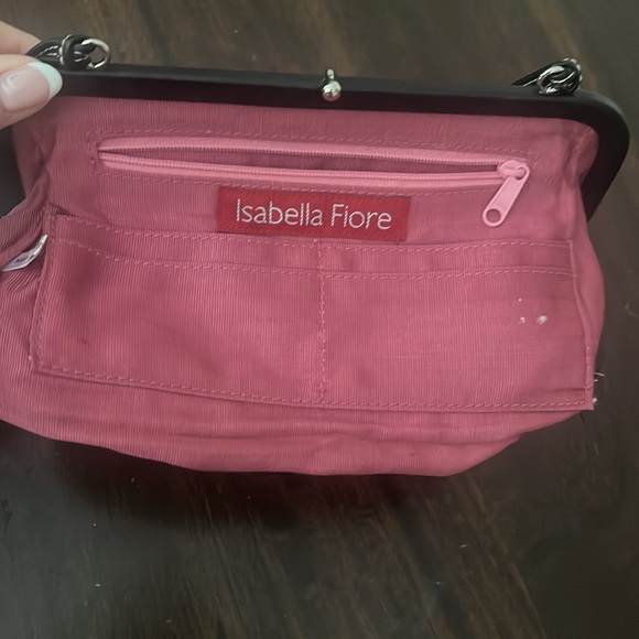 Vintage Isabella Fiore Floral Print Beaded Clutch. - Picture 7 of 14